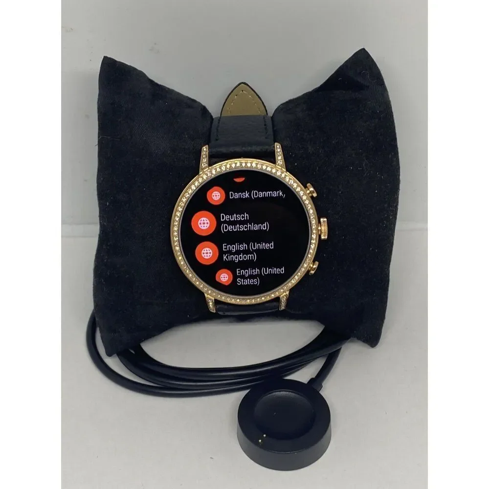 Fossil Gen 4 Authentic Digital Dial Smart Watch Custom Band FTW6011 AB427